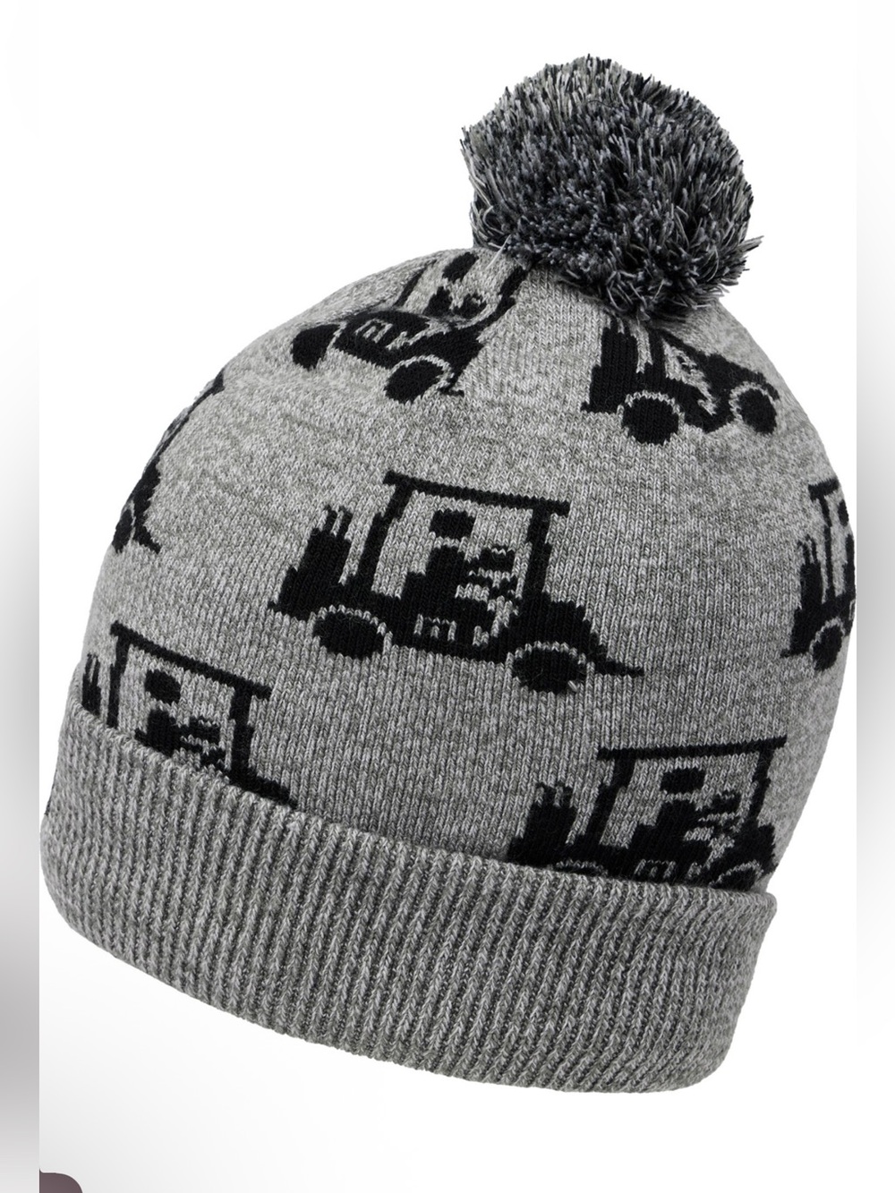 NWT Men’s Travis Mathew Mapes Gray Knit Pom Pom Beanie $40